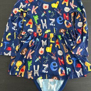 Little Sleepies - Alphabet Friends Twirl Dress